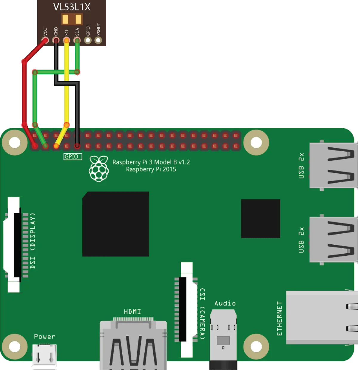 Connecting VL53L1X